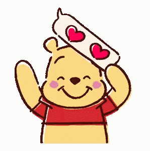 Winnie The Pooh Hearts GIF - WinnieThePooh Hearts くまのぷーさん ...