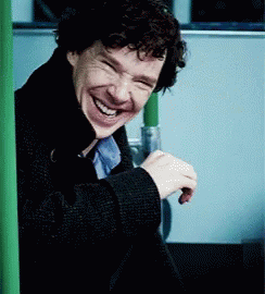 Image result for benedict giggle gif