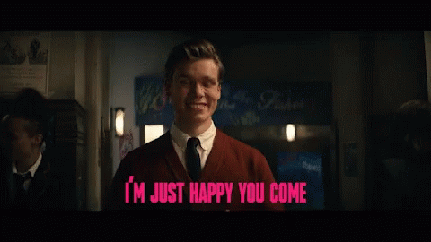 Im Just Happy You Come Cheerful GIF - ImJustHappyYouCome Happy Cheerful -  Discover & Share GIFs