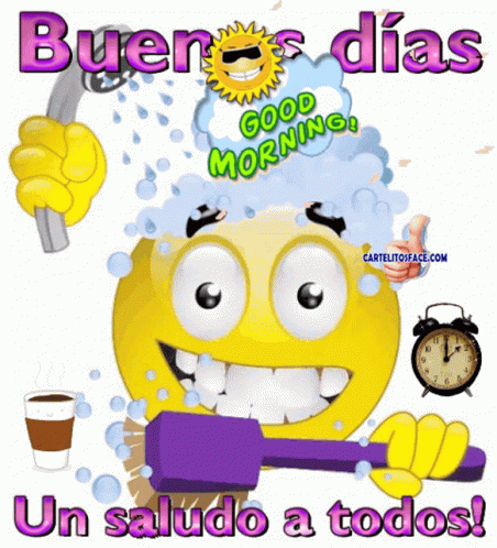 Buenos Dias Good Morning GIF - BuenosDias GoodMorning Emoji ...