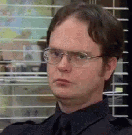 Dwight Schrute The Office GIF - DwightSchrute TheOffice Smh - Discover ...