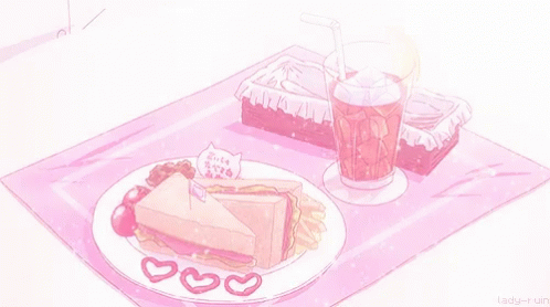 Food Anime GIF - Food Anime Cake - Discover & Share GIFs
