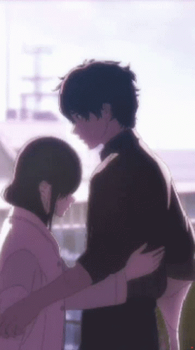 Anime Couple Hug GIFs | Tenor