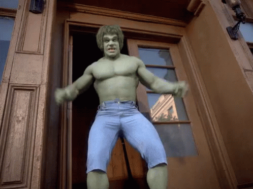 Hulk Lou Ferrigno GIF - Hulk LouFerrigno Flex - Discover & Share GIFs