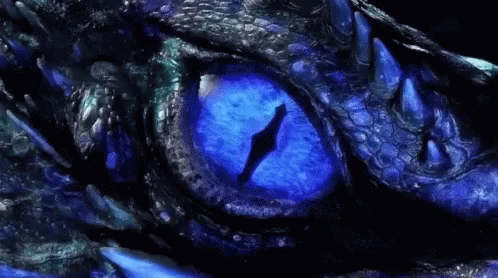Dragon Blue Eyes GIF - Dragon BlueEyes DragonEye GIFs