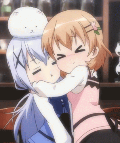 Anime Girl Cuddle GIF - AnimeGirl Cuddle Cute - Discover & Share GIFs
