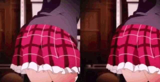 Anime girl twerking gif