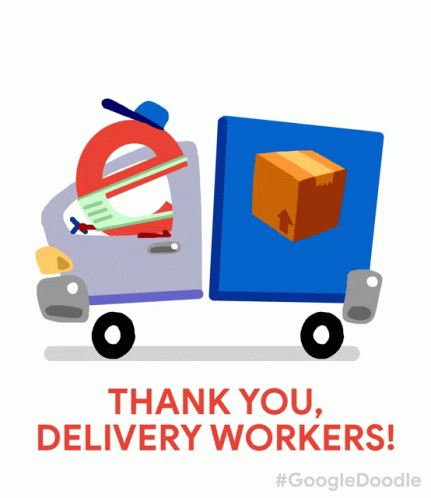 Thank You Delivery Workers Essential Employee GIF - ThankYouDeliveryWorkers EssentialEmployee Delivery GIFs