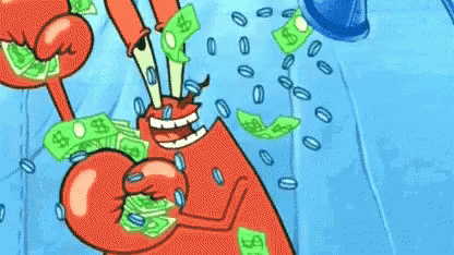 Mr Krabs Money GIF - MrKrabs Money Spongebob GIFs