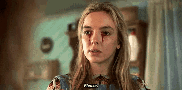Killing Eve Villanelle GIF - KillingEve Villanelle Please - Discover & Share GIFs
