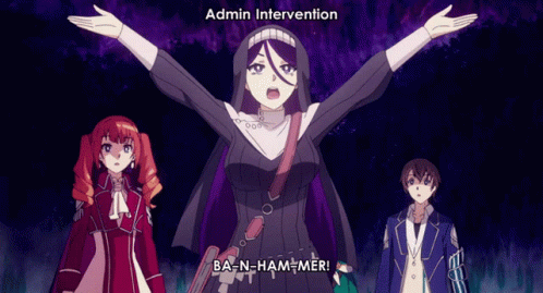 Ban Hammer Gif Anime