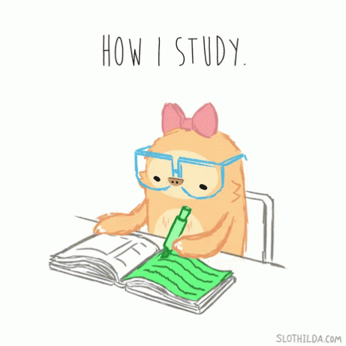 homework gif cute