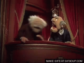 Muppets Balcony GIF - Muppets Balcony Insulting - Discover & Share GIFs