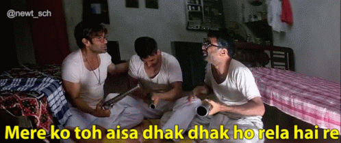 Phir Hera Pheri Mere Ko To Aisa Dhak Dhak Ho Rela Hai GIF - PhirHeraPheri MereKoToAisaDhakDhakHoRelaHai MereKoToAiseDhakDhak - Discover & Share GIFs