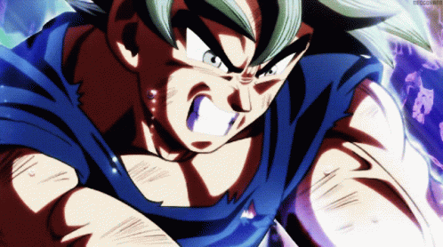 Goku In Ultra Instinct Gif - IMAGESEE