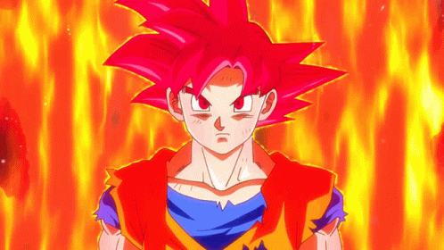 Super Saiyan God Son Goku Gif Supersaiyangod Songoku Goku Discover Share Gifs