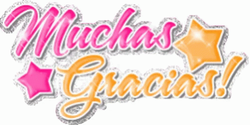 Muchas Gracias Sparkle GIF - MuchasGracias Sparkle - Discover & Share GIFs