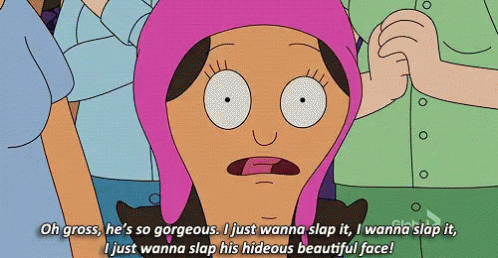 I Just Wanna Slap It ! GIF - Louise Bobs Burger - Discover & Share GIFs