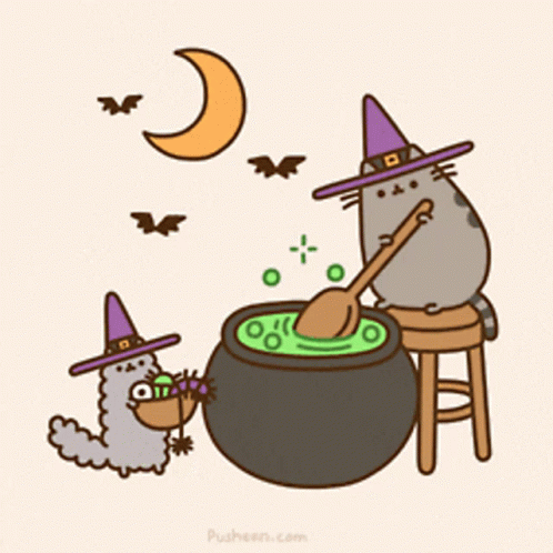 pusheen cat halloween