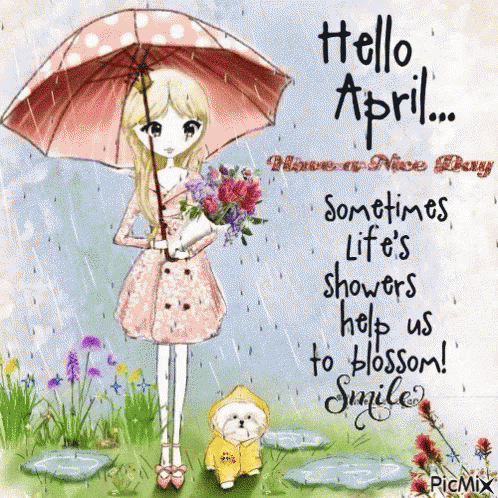 Hello April April Fools Day GIF - HelloApril AprilFoolsDay - Discover &  Share GIFs