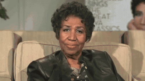 Image result for aretha franklin shade gif