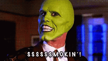Smoking The Mask GIF - Smoking TheMask StanleyIpkiss - Discover ...