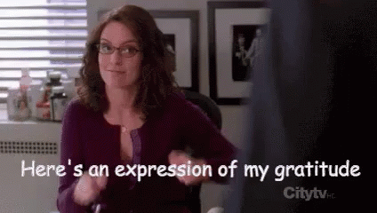 Here's An Expression Of My Gratitude GIF.