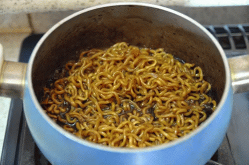 Boiling Maggi Noodles
