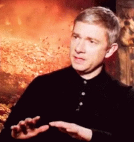 Martin Freeman Calm Down GIF - MartinFreeman CalmDown Watson GIFs