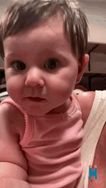 baby with cute eyes