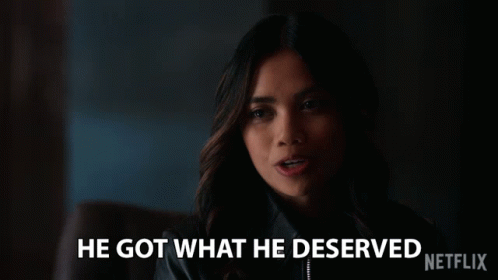 He Got What He Deserved Gabrielle Dupres GIF - HeGotWhatHeDeserved GabrielleDupres LourizaTronco GIFs