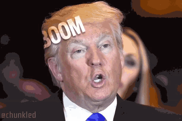 Trump Boom GIF - Trump Boom - Discover & Share GIFs