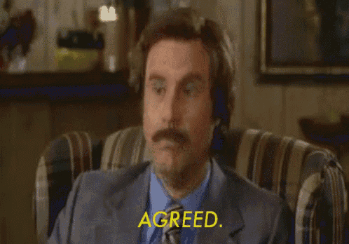 Agreed GIF - Agreed WillFerrell Anchorman GIFs
