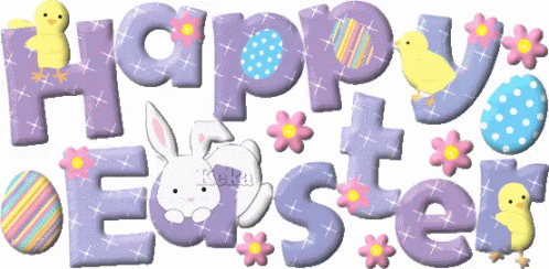Happy Easter Easter Chics GIF - HappyEaster EasterChics EasterEggs GIFs