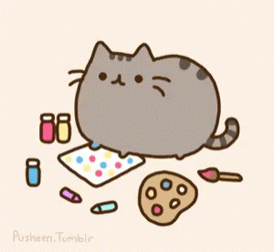 pusheen cat gif pusheen cat drawing discover share gifs