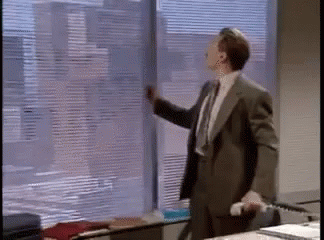 Youre Fired Mean Boss GIF - YoureFired MeanBoss Blinds GIFs