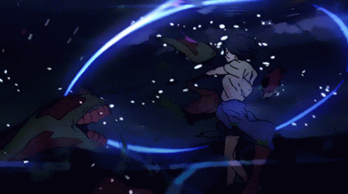 Anime Fight GIF - Anime Fight Defend - Discover & Share GIFs