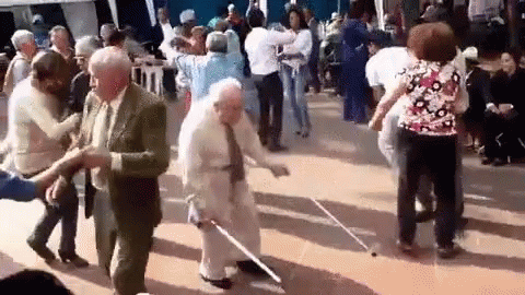 Image result for 2 OLD MEN DANCING GIF