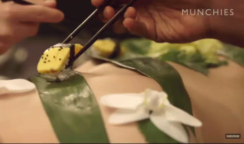 Nyotaimori Is The Japanese Tradition Of Eating Sushi Off A