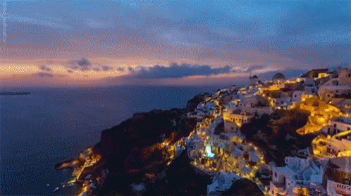 Znalezione obrazy dla zapytania santorini gif