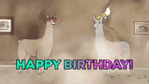 animated party lama pictures