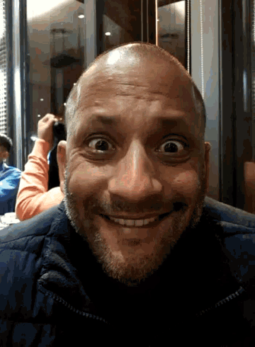 bald guy eyebrow raise gif baldguy eyebrowraise smiling discover