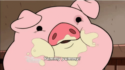 Pig Yummy GIF - Pig Yummy PigTummy - Discover & Share GIFs
