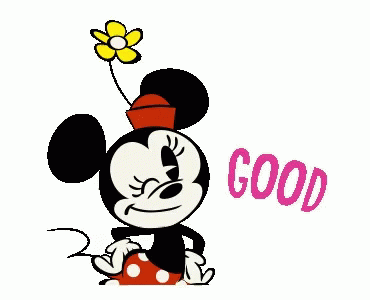 Minnie Mouse Disney GIF - MinnieMouse Disney Wink - Discover & Share GIFs