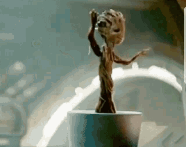 Baby Groot Dancing GIF BabyGroot Dancing Dance Discover & Share GIFs