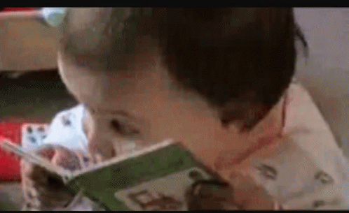 Learning Reading GIF – Learning Reading BabyReading – Discover & Share GIFs
