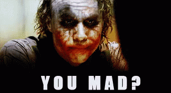 You Mad The Dark Knight Gif Thedarkknight Joker Heathledger Discover Share Gifs