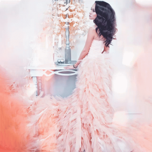 micaah bella glitter gown