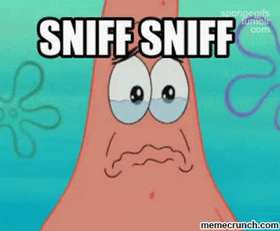 Sad Patrick - Sniff GIF - Niff PatrickStar SpongeBobSquarePants ...