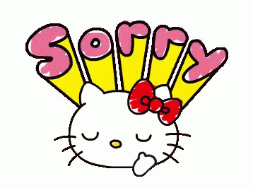 Hello Kitty Sorry GIF - HelloKitty Sorry Cartoon - Discover & Share GIFs